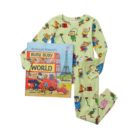 NWT Books to Bed Size 7 Pajama & Book Set - Picture 1 of 4